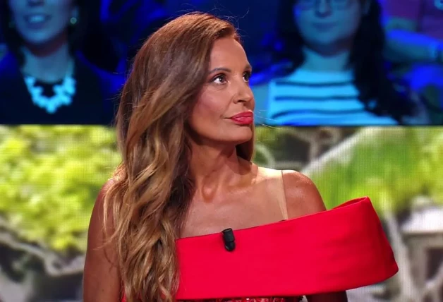 Sonia Monroy, en el plató de 'Supervivientes'.