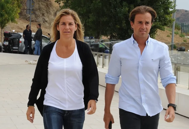 Josep Santacana y Arantxa Sánchez-Vicario