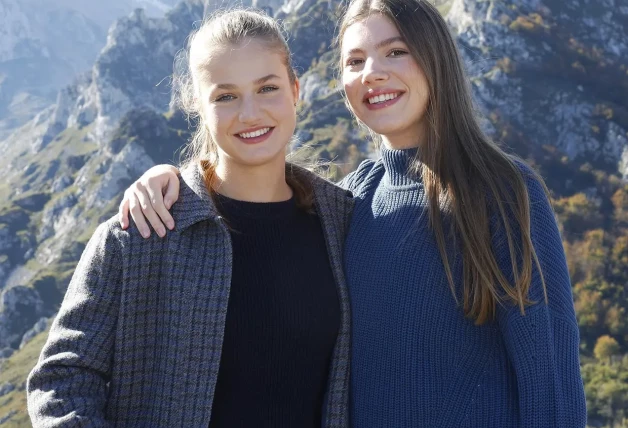 La princesa Leonor y la infanta Sofía