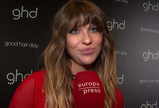 Anita Matamoros en la fiesta navideña de GHD