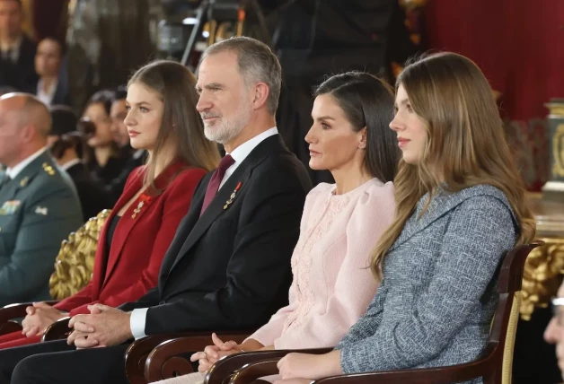 Doña Sofía ha recibido el Toisón de Oro de manos del Rey Felipe VI