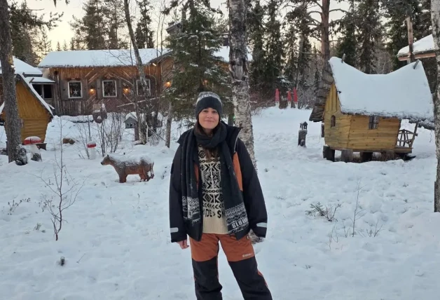 Isabel Jiménez: las mejores imágenes de la presentadora en Laponia con sus hijos