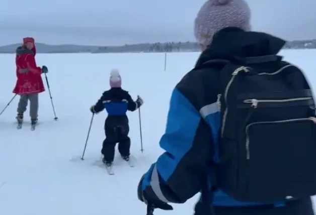 Toñi Moreno viaje a Laponia con su hija