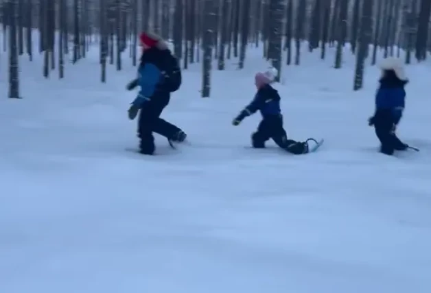 Toñi Moreno viaje a Laponia con su hija