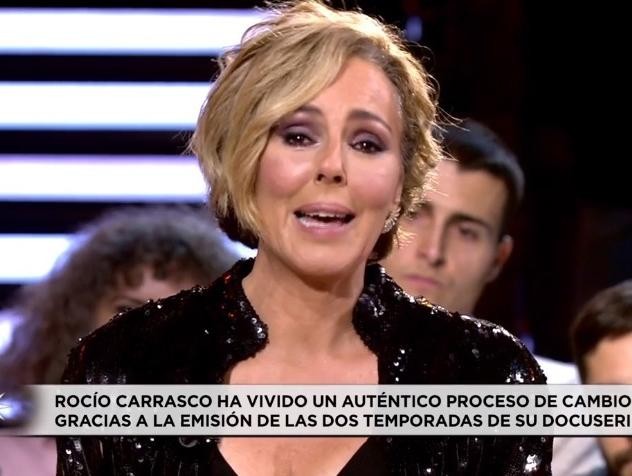 Rocío Carrasco, en el último programa de 'En el nombre de Rocío'.