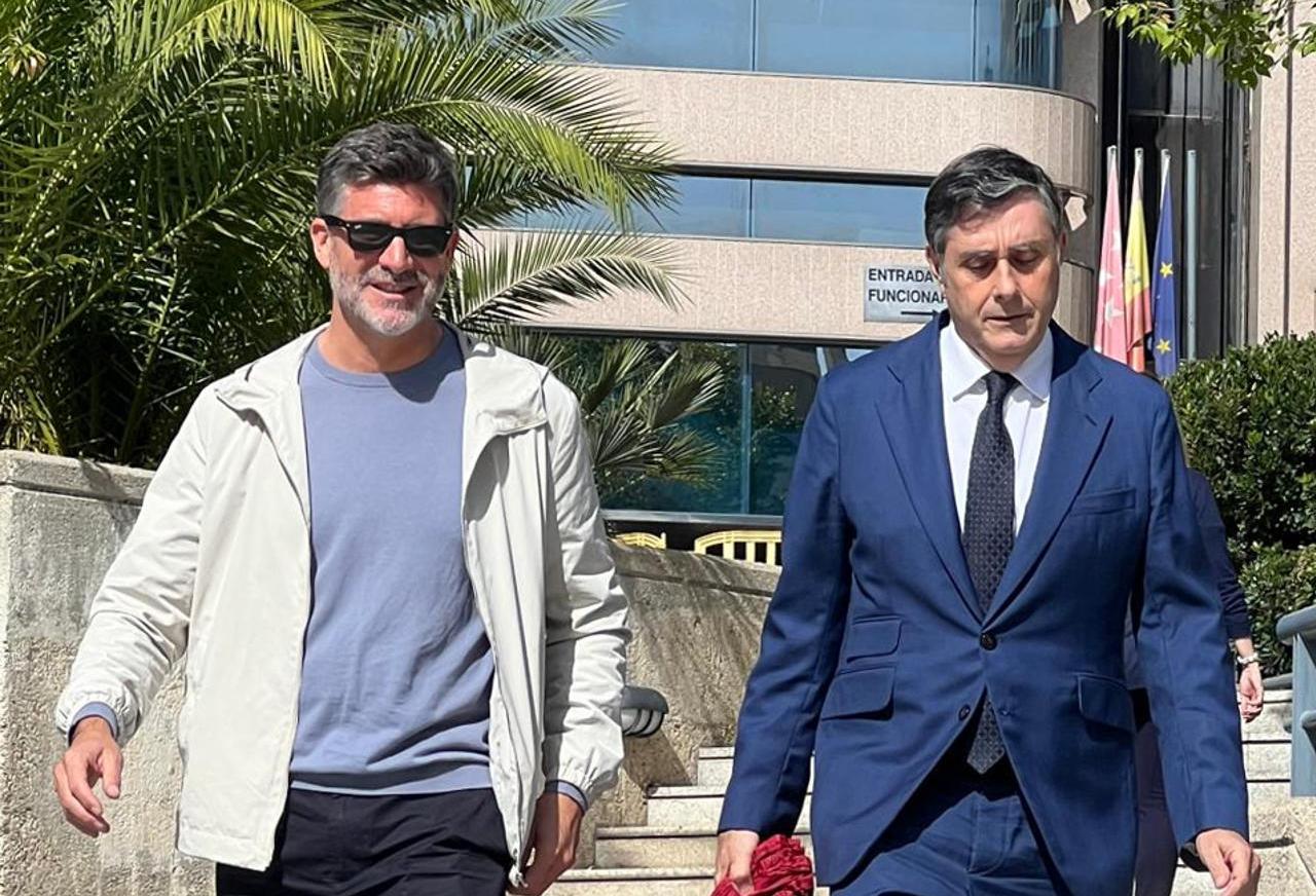 Toño Sanchís en su juicio contra Belén Esteban.