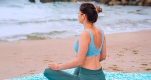 Toalla de playa XXL antiarena con diseño Mandala boho