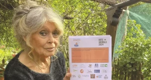 Brigitte Bardot  en una imagen de redes