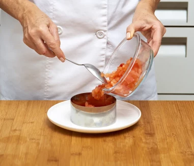 Tartar de tomate Paso 4