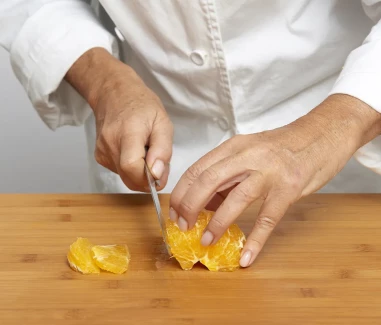 Ensalada de canónigos y jamón - Paso 1