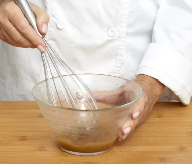 Ensalada de canónigos y jamón-Paso 4