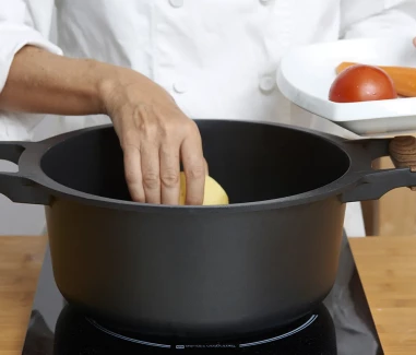 Lentejas cremosas con chorizo Paso 1