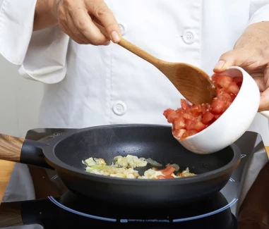 Judías verdes con salsa Paso 3