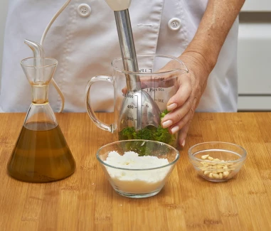 Pasta con pesto de brócoli Paso 3