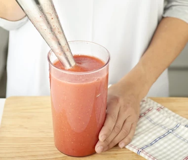 Gazpacho de frutos rojos Paso 4