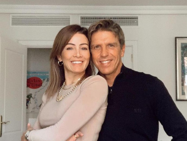 Virginia Troconis y Manuel Díaz 'El Cordobés' se han llevado un pequeño susto (@virtroconis)