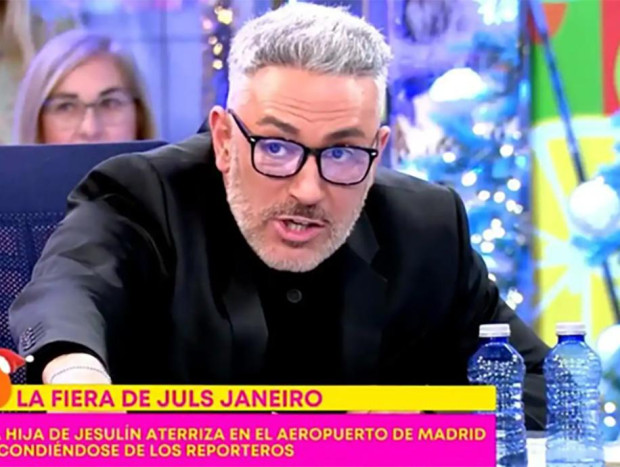 Kiko Hernández hablando de Julia Janeiro en televisión.