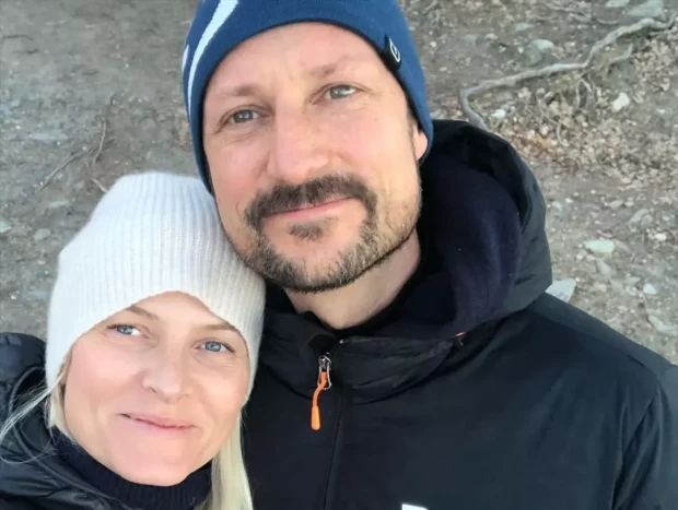 Mette Marit con su marido, Haakon en una imagen de sus redes sociales