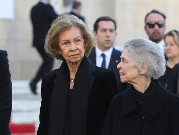 La reina Sofía con su hermana Irene de Grecia.