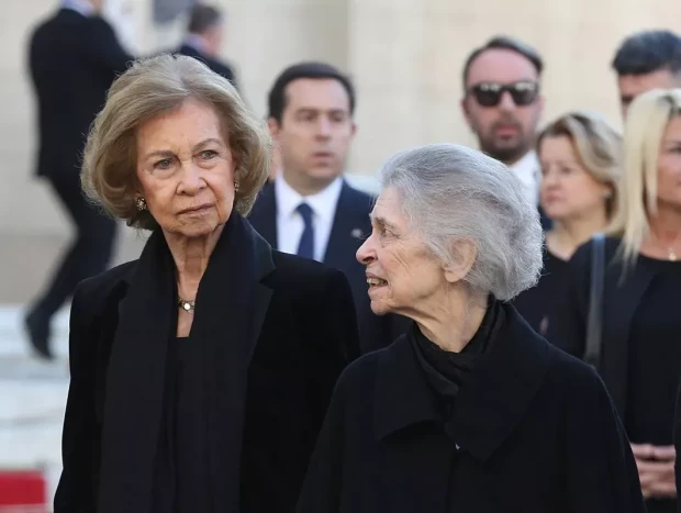 La reina Sofía con su hermana Irene de Grecia.