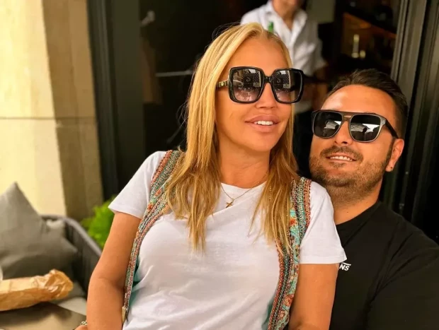 Belén Esteban con su marido Miguel Marcos.