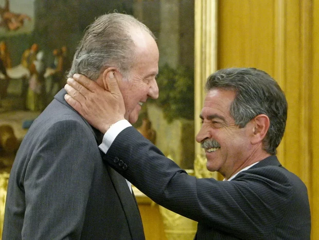 El Rey Juan Carlos y Miguel Ángel Revilla