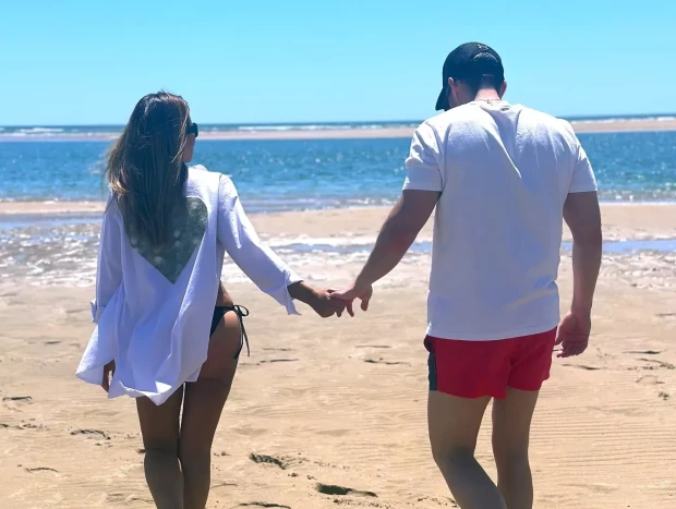 Marta López y su novio, Alejandro Huerta.