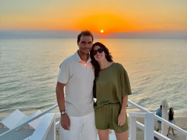 Rafa Nadal y Mery Perelló