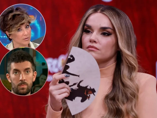 Melody en la rueda de prensa tras Eurovisión con Broncano y Sonsoles Ónega