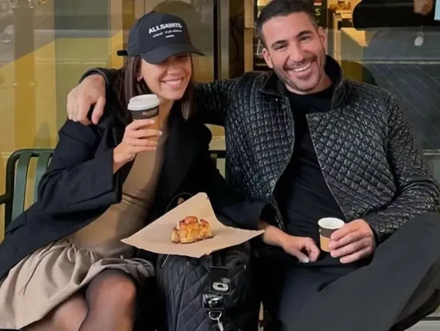 Rebeca Toribio y Miguel Ángel Silvestre, en una fotografía de redes sociales