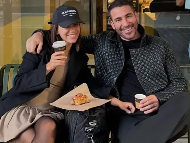 Rebeca Toribio y Miguel Ángel Silvestre, en una fotografía de redes sociales