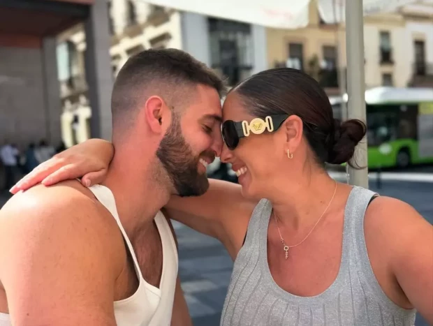 Anabel Pantoja y su novio, David Rodríguez