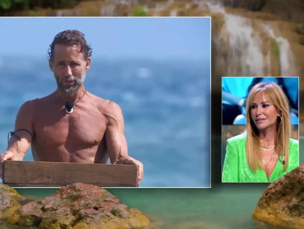 Álvaro Escassi en 'Supervivientes' hablando de su exmujer, Lara Dibildos