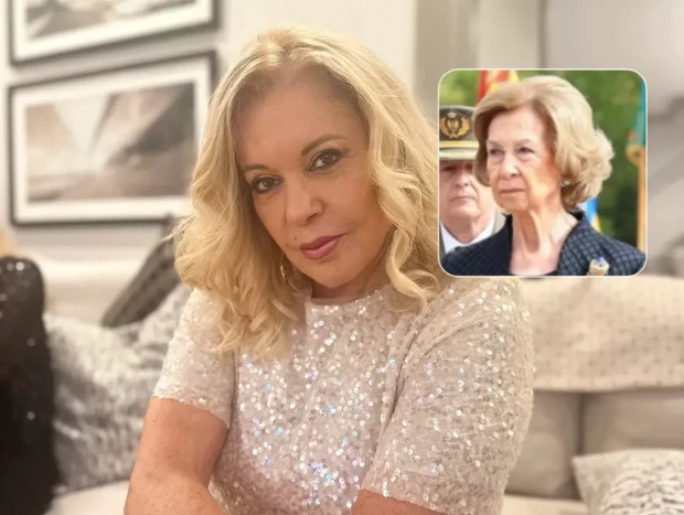 Bárbara Rey y la reina Sofía
