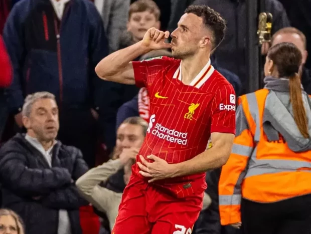 Diogo Jota, en una imagen de redes sociales.