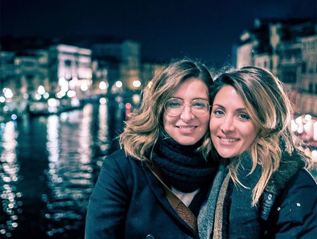 Sandra Barneda y Nagore Robles están muy felices juntas.