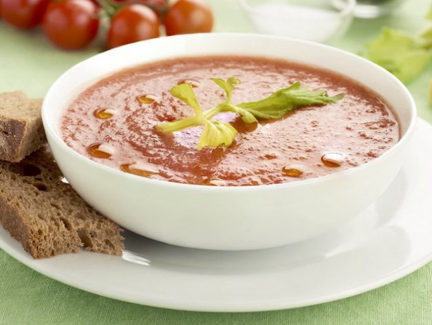 Gazpacho de tomate y apio