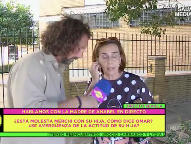 Mercedes Bernal, hoy, en 'Sálvame Diario' (Telecinco).