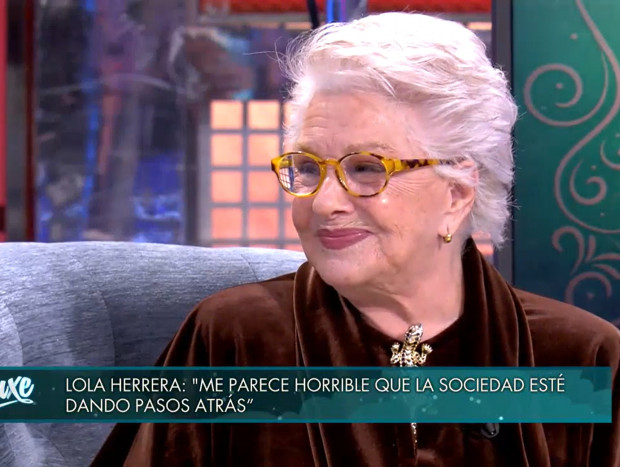 Lola Herrera siempre ha sido muy abierta en las entrevistas.