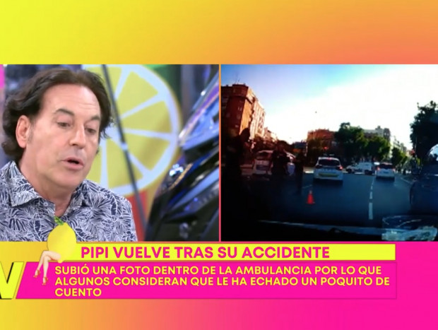 Pipi Estrada ha hablado del miedo que pasó en su accidente de moto