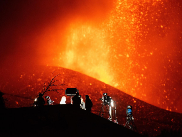 Impactante imagen del volcán, seis días después de que estallase.