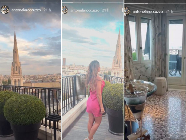 antonela roccuzzo stories paris