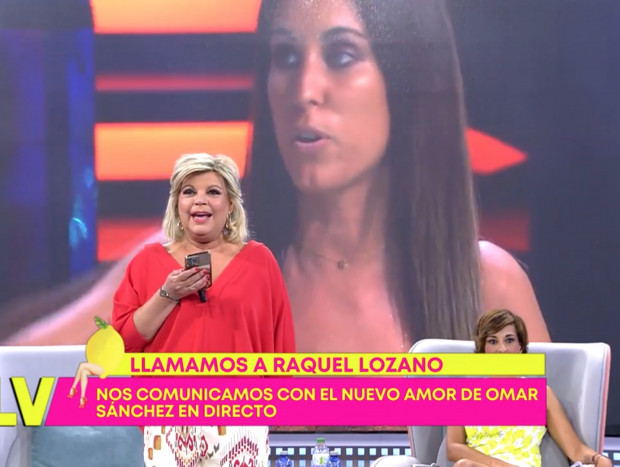 Terelu Campos, al teléfono con Raquel Lozano en 'Sálvame Diario'