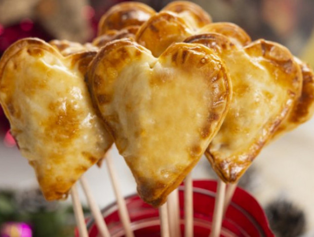 Empanadillas de camarones y calabacín