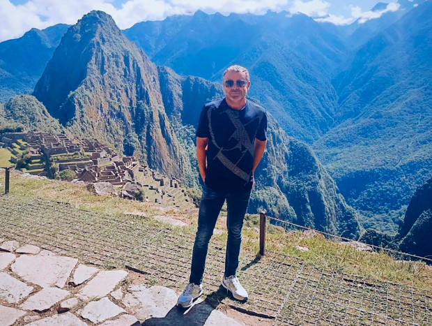 Cuando se recuperó, Jorge Javier pudo llegar al Machu Picchu.