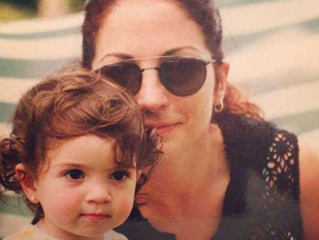 Gloria Estefan con su hija Emily.