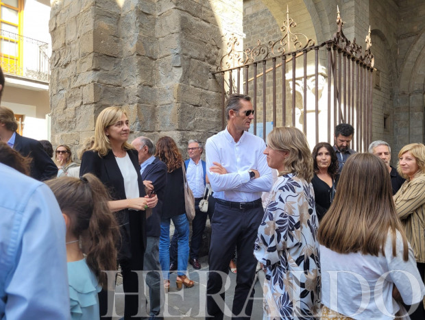 La hija menor del Rey emérito con Iñaki Urdangarin.