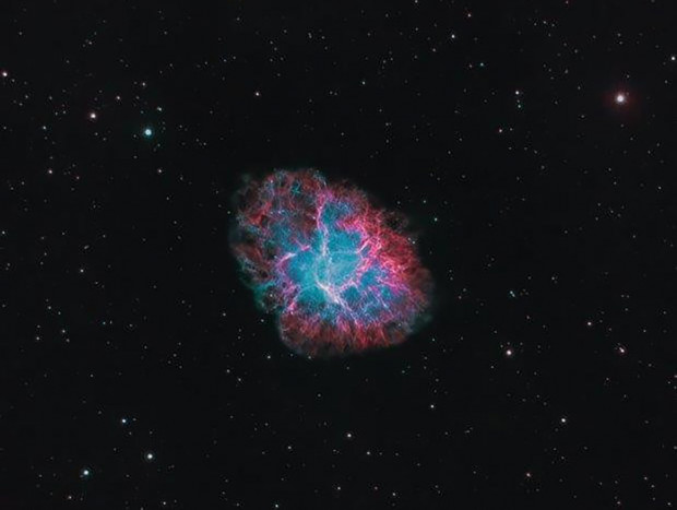 Fantástica captura de la conocida como nebulosa del cangrejo