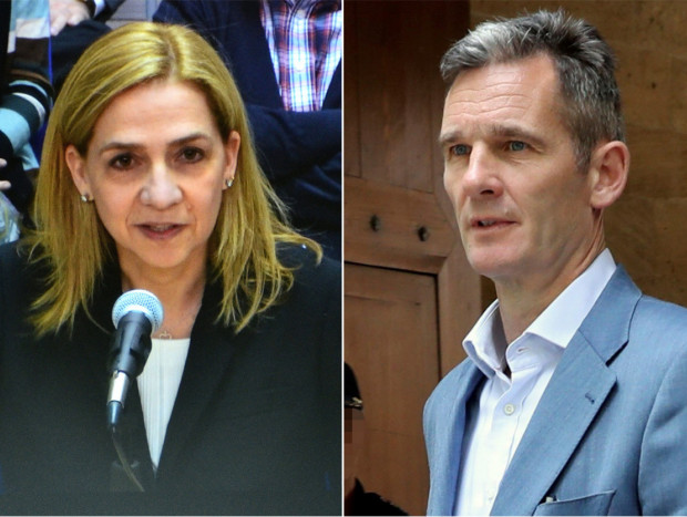 Infanta Cristina declarando contra Iñaki Urdangarín