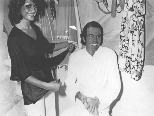 María Edite junto a Julio Iglesias.